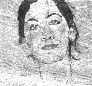 Selbstportrait von Mansuré Minawie